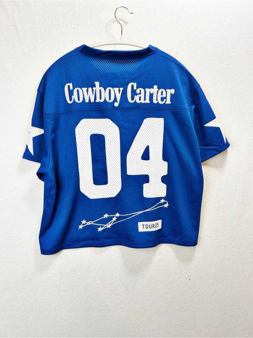Beyoncé Cowboy Carter Blue Jersey Size M Royal Blue - Picture 7 of 7